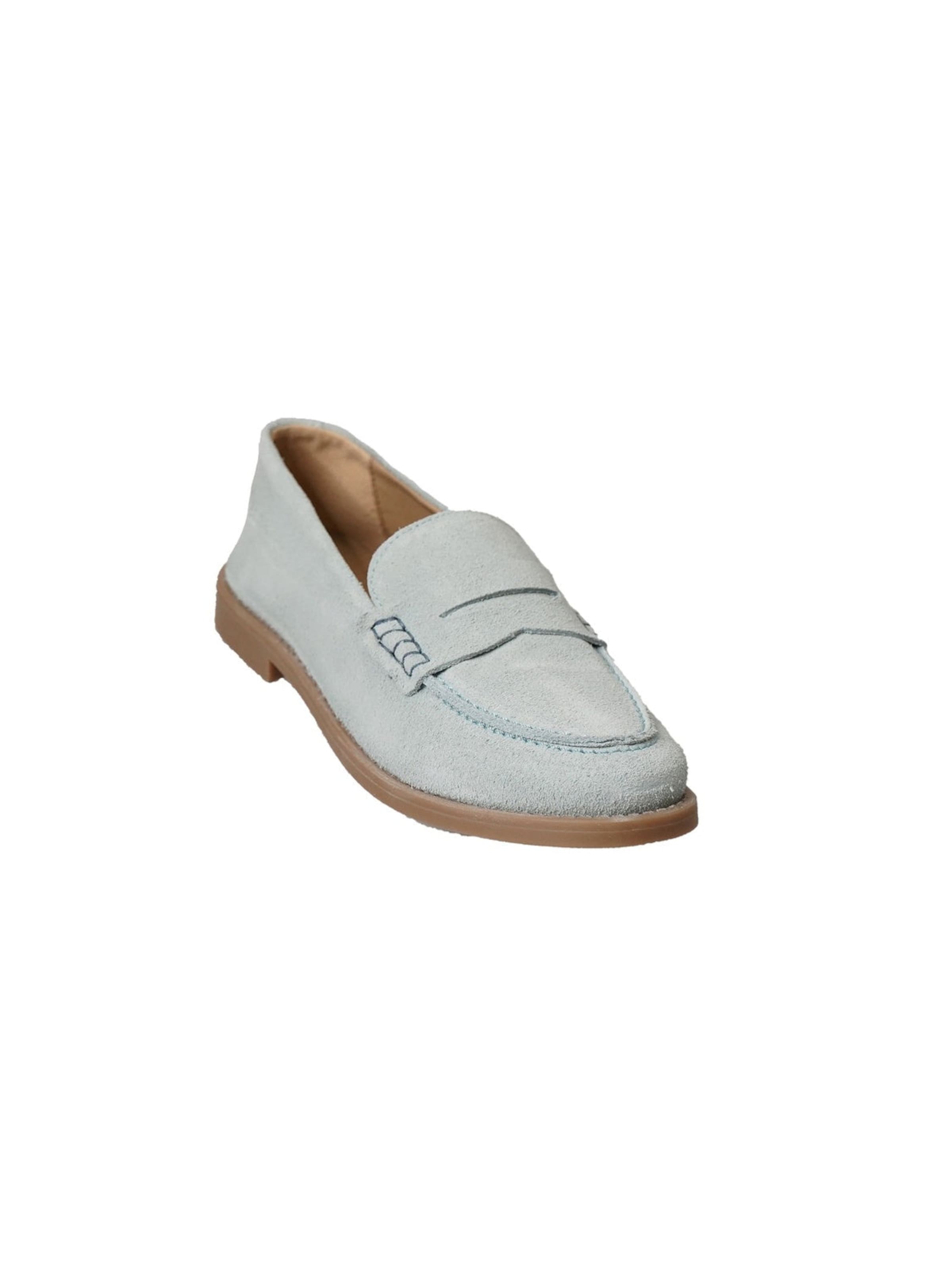 Yoxeone Moccasins 'Sunflower Shoes' in Blue: front