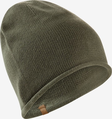 CAMEL ACTIVE Beanie aus reiner Baumwolle in Grün: Vorderseite