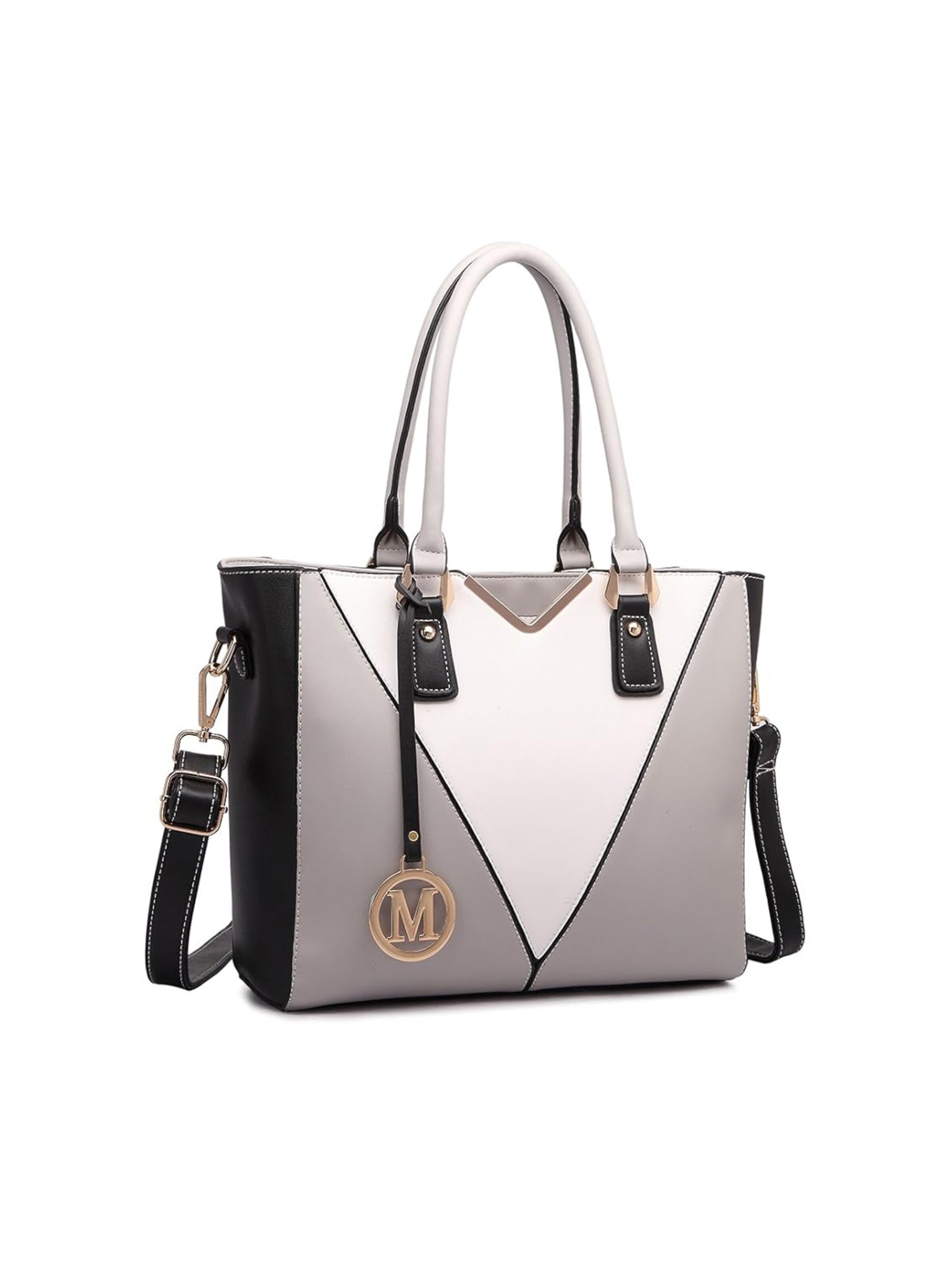 Miss Lulu Shoulder Bag in Grey