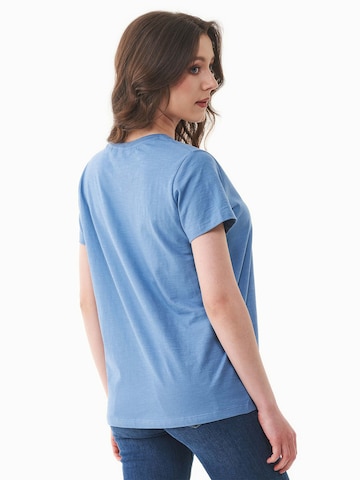 Organication T-Shirt in Blau