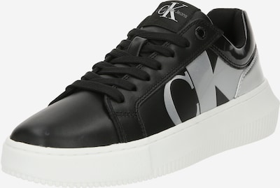 Sneaker low Calvin Klein Jeans pe gri argintiu / negru, Vizualizare produs