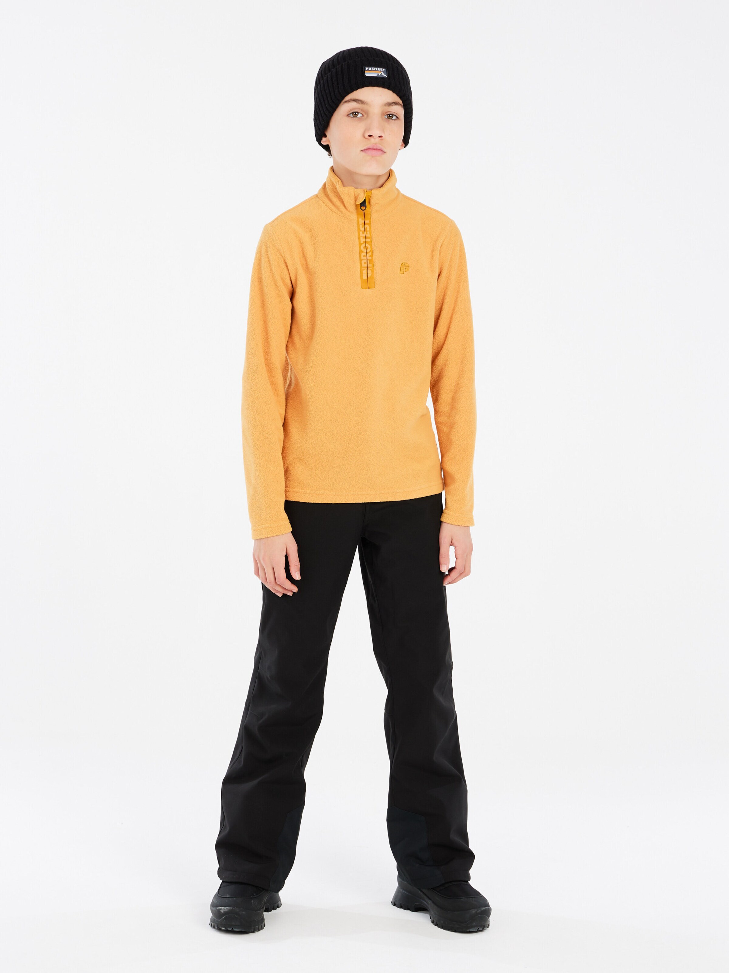 PROTEST Athletic Sweatshirt 'PERFECTY JR' in Yellow