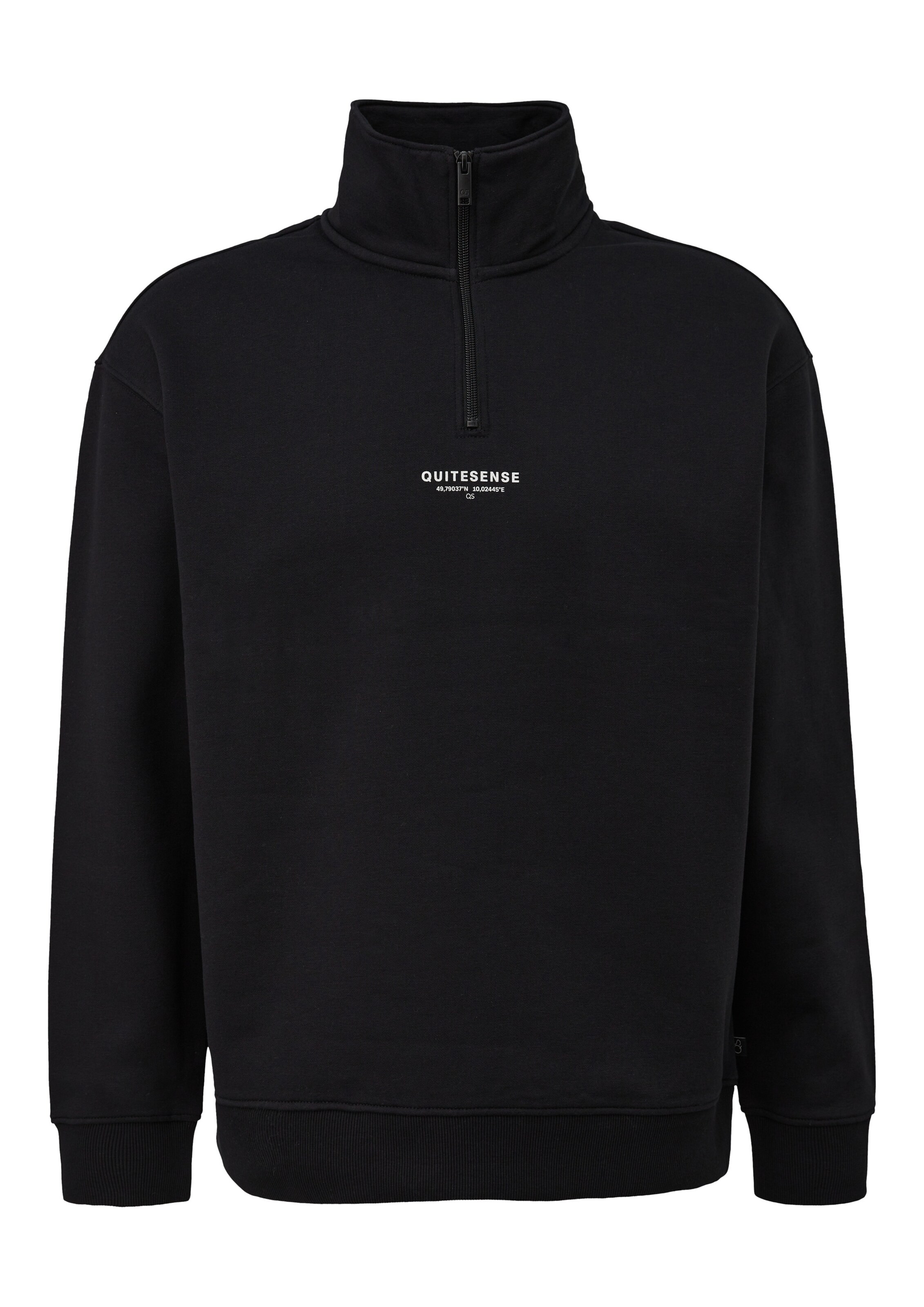 QS Sweatshirt in Schwarz