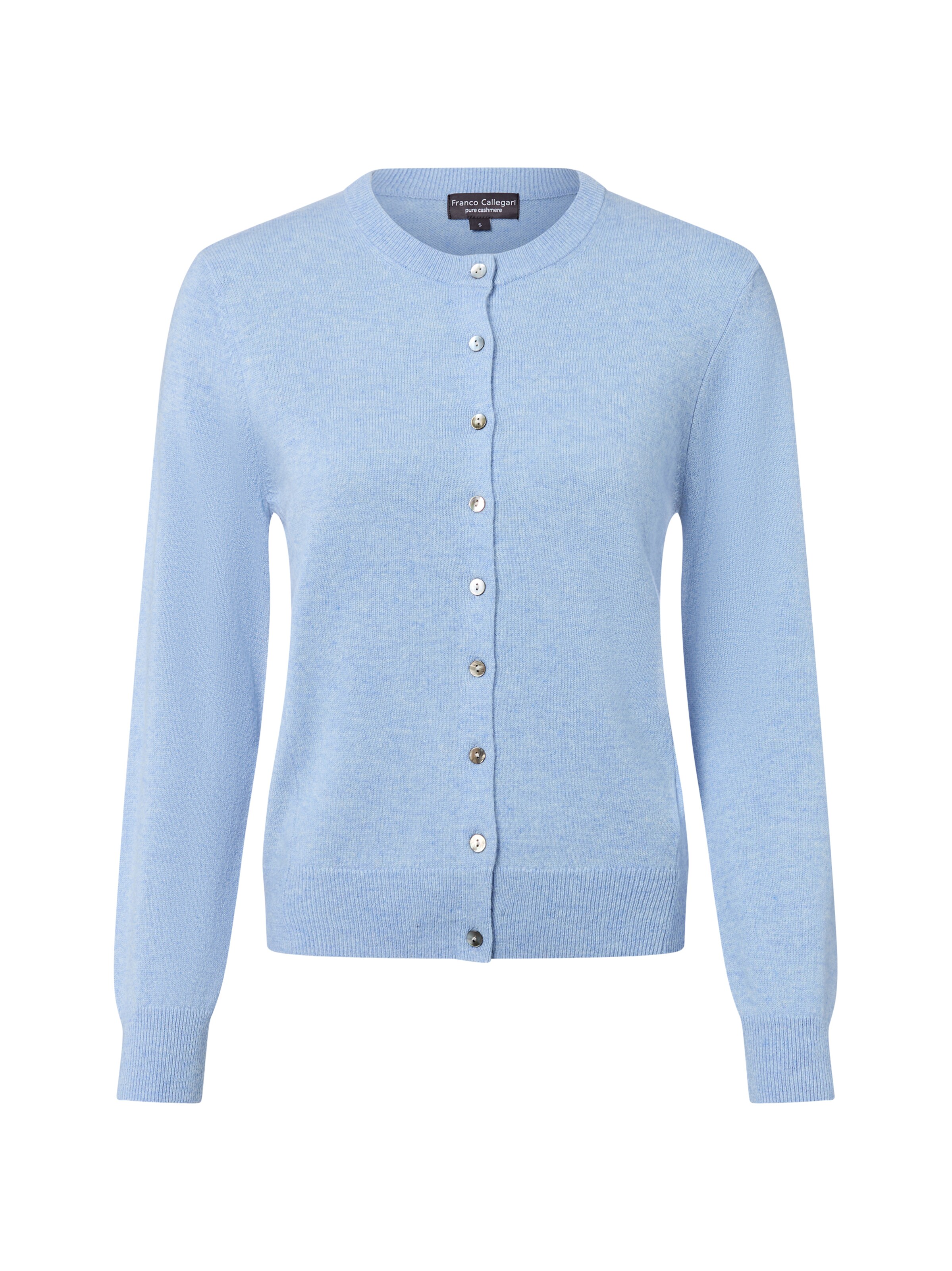 Franco Callegari Strickjacke in Blau: Vorderseite