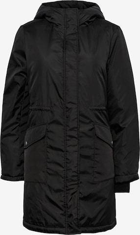 Pieces Tall Winter Parka 'Nadya' in Black: front