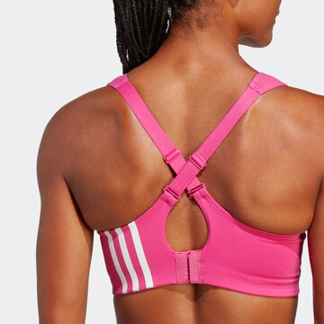 ADIDAS SPORTSWEAR Bustier Sport bh 'Alpha' in Roze