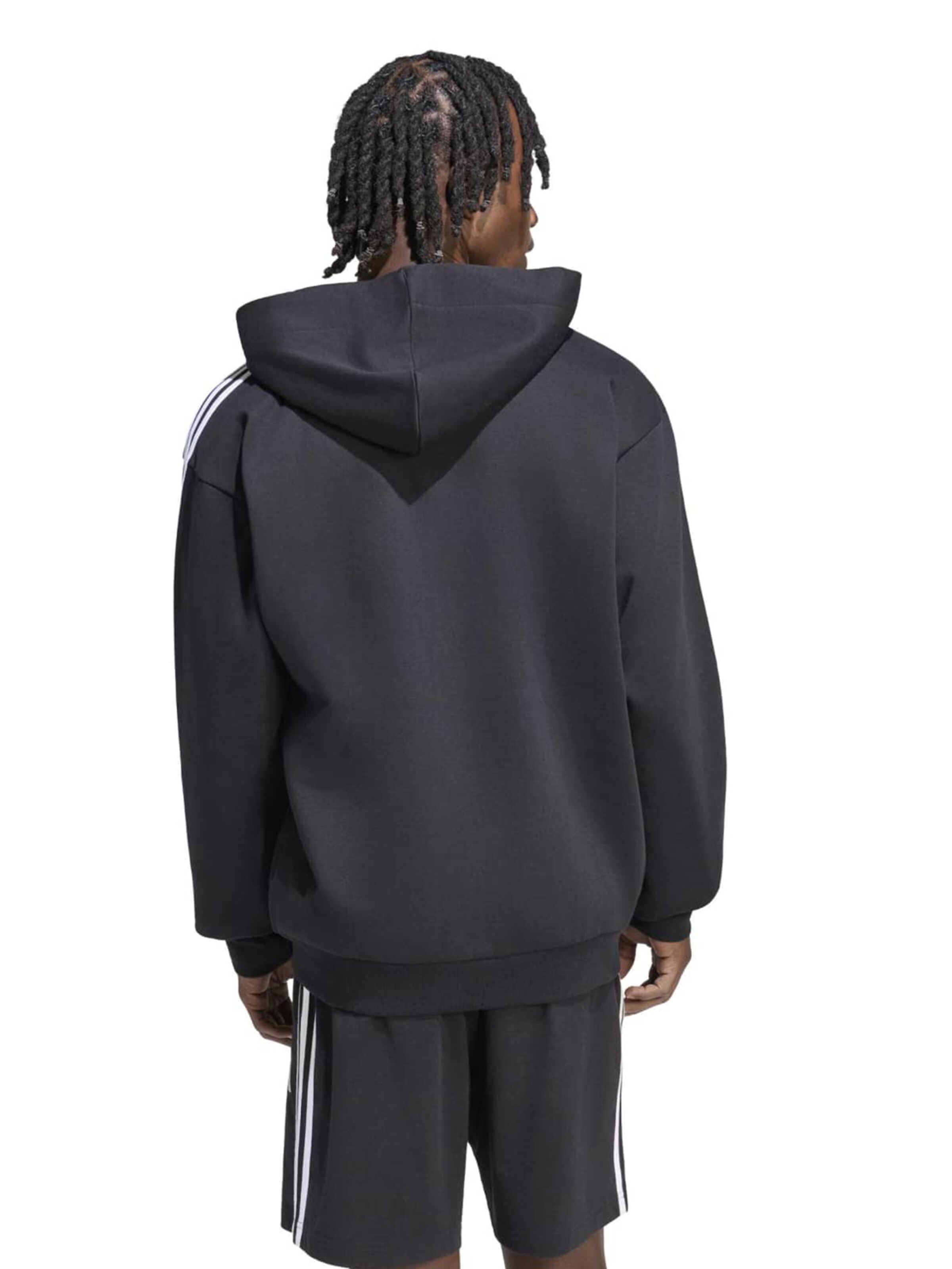 ADIDAS SPORTSWEAR - Casaco de treino em moletão em preto