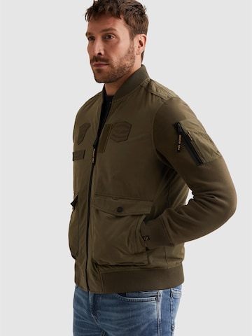 Giacca di mezza stagione 'Hybrid jacket with flight pocket' di PME Legend in verde