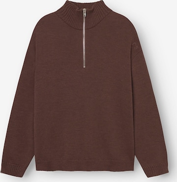 Pull-over 'Oslo' rethinkit studios en marron : devant