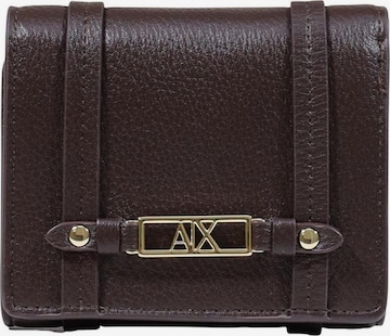 Portamonete 'XW002613 AF15632' di ARMANI EXCHANGE in marrone: frontale