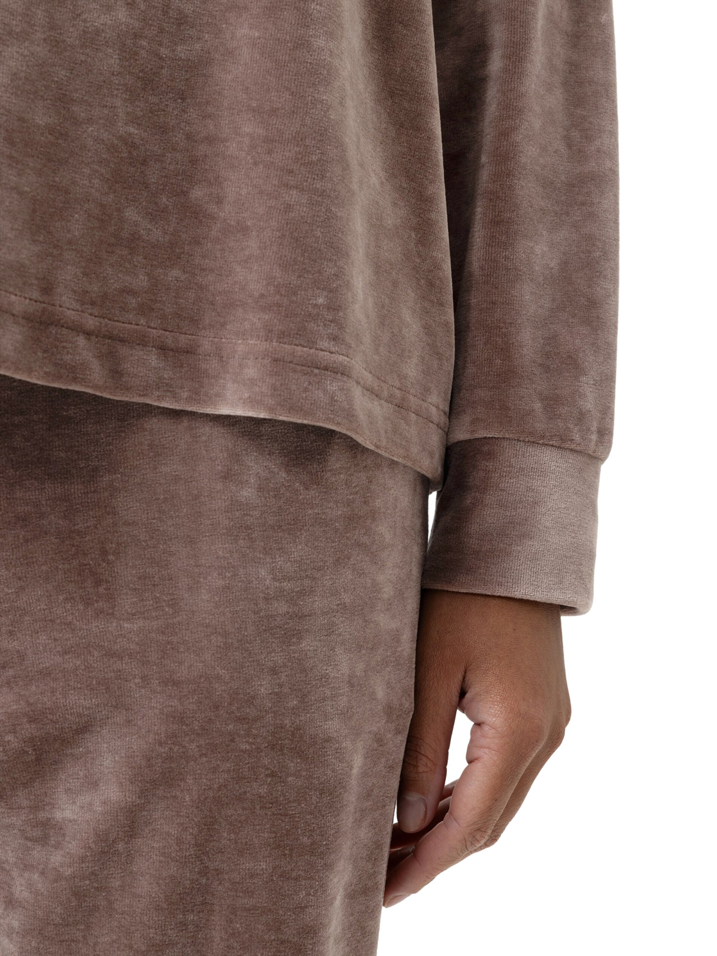 Mey Sweatshirt 'Velvet Dream'' in Bruin