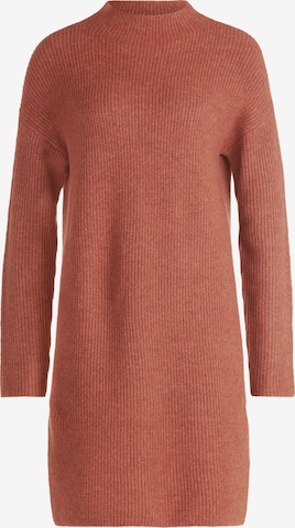 Robes en maille Cartoon en marron : devant