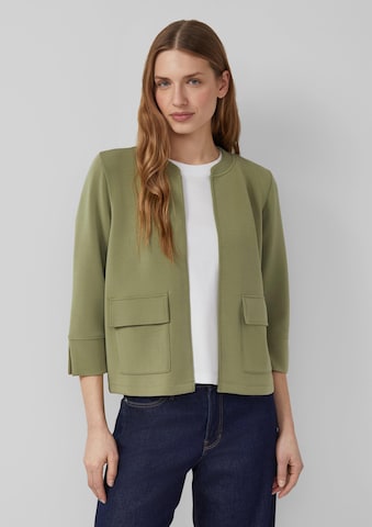 s.Oliver Sweat jacket in Green: front