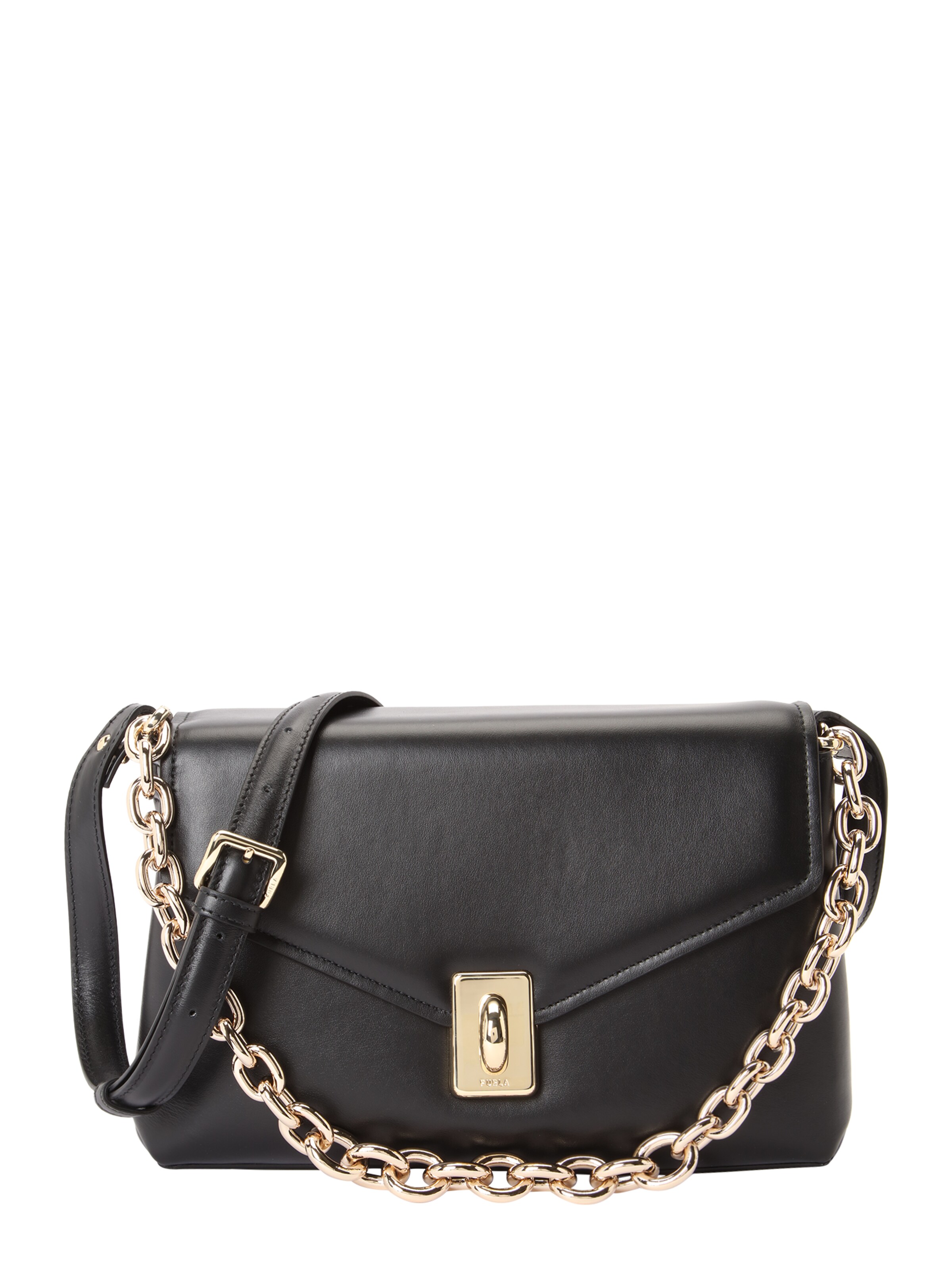 Borsa a spalla 'Meridiana' di FURLA in nero: frontale