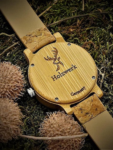 Holzwerk - Reloj analógico 'HILDEN' en marrón