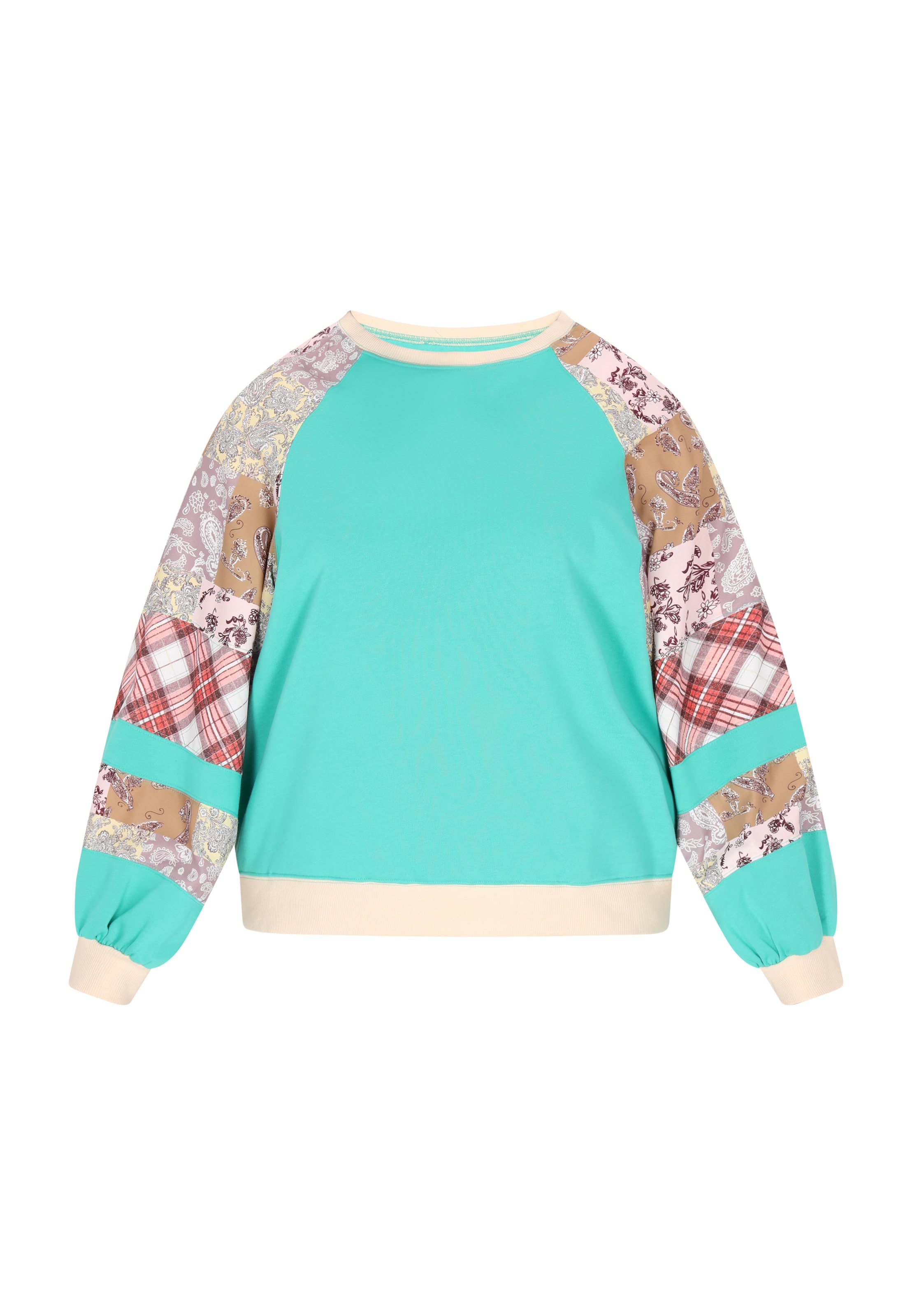 usha BLUE LABEL Mikina - Modrá: predná strana