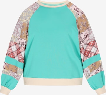 SANIKA Collegepaita värissä sininen: etupuoli