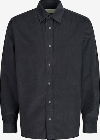 JACK & JONESRegular Fit Košulja 'JWHREGENT' - crna boja: prednji dio