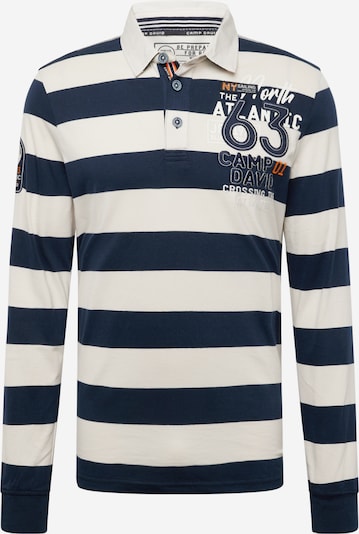 CAMP DAVID Shirt in Navy / Orange / Black / White, Item view