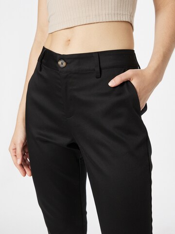 CULTURE Regular Chino trousers 'Caya' in Black