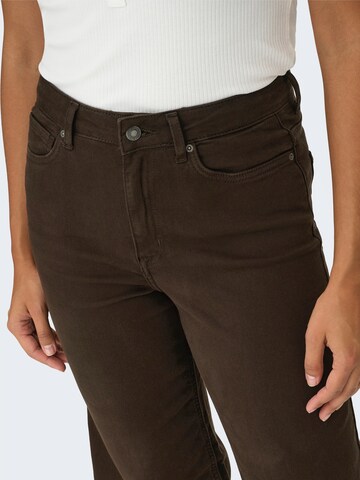 ONLY Wide leg Jeans 'ONLMadison Blush' in Brown
