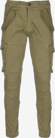 ALPHA INDUSTRIES Cargo Pants 'Combat' in Green: front