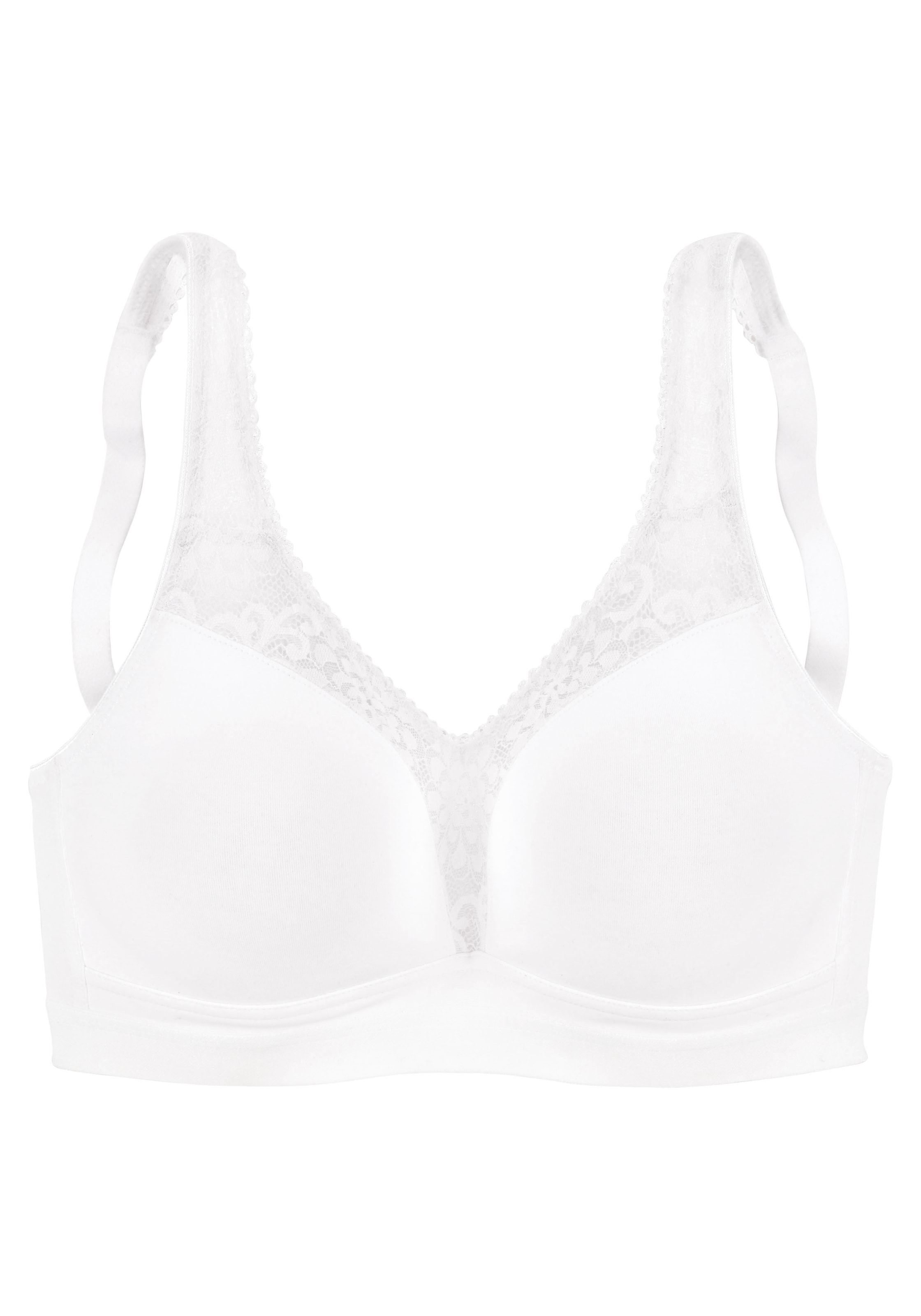 PETITE FLEUR Bustier BH in Weiß: Vorderseite