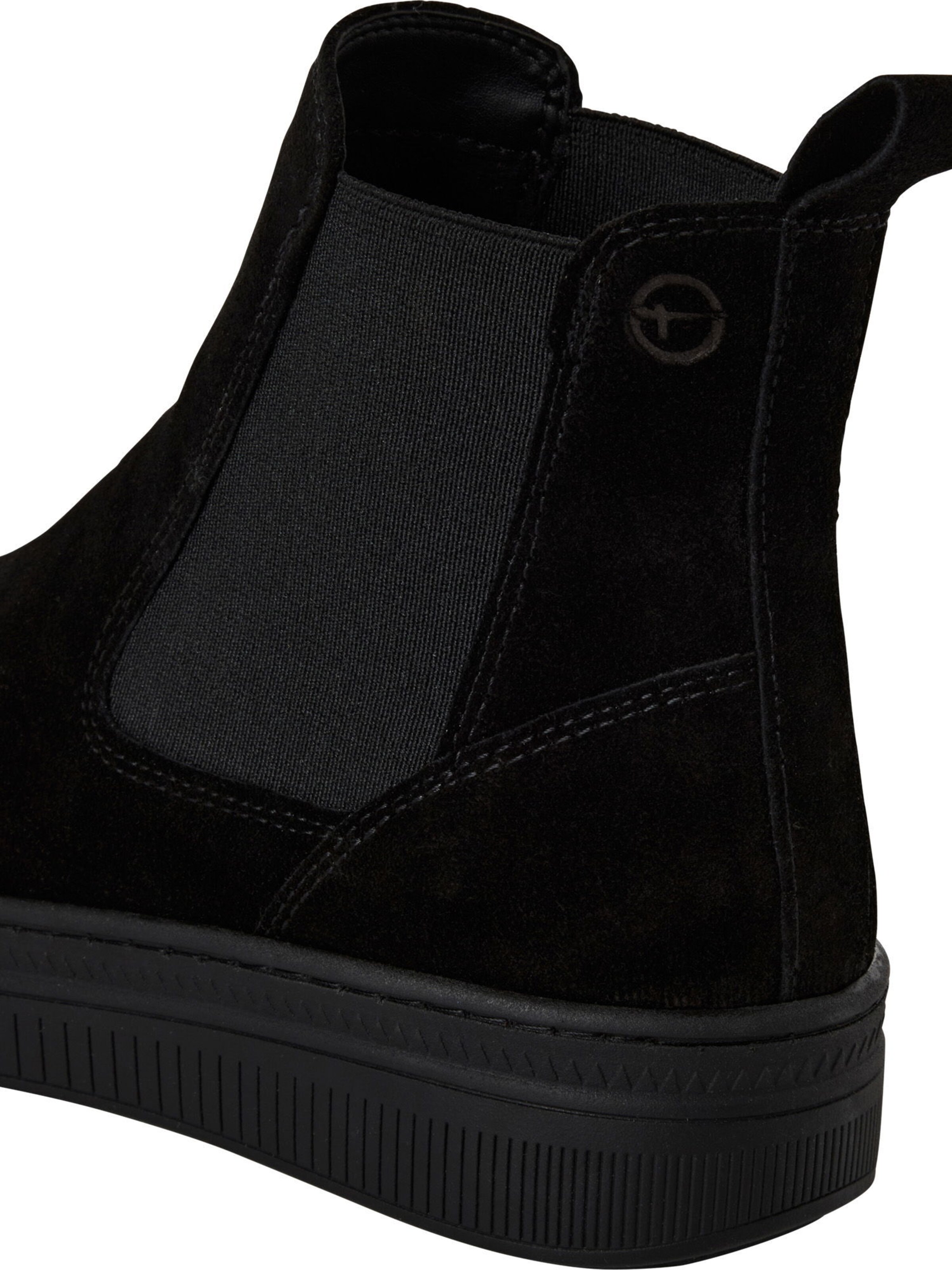 Tamaris Chelsea boots in Zwart