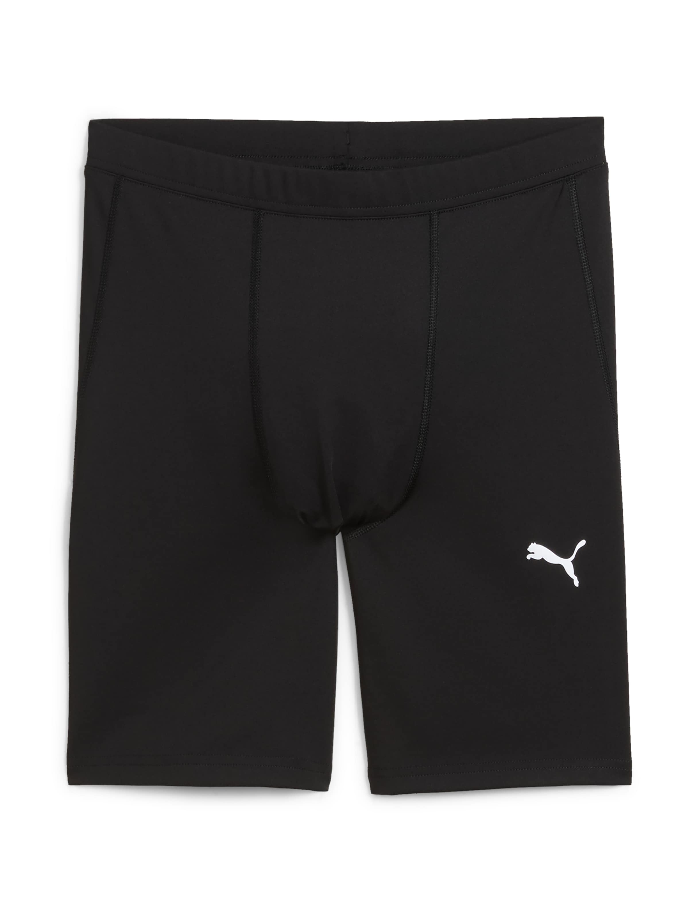 PUMA Skinny Sports trousers 'Foundation' in Black: front
