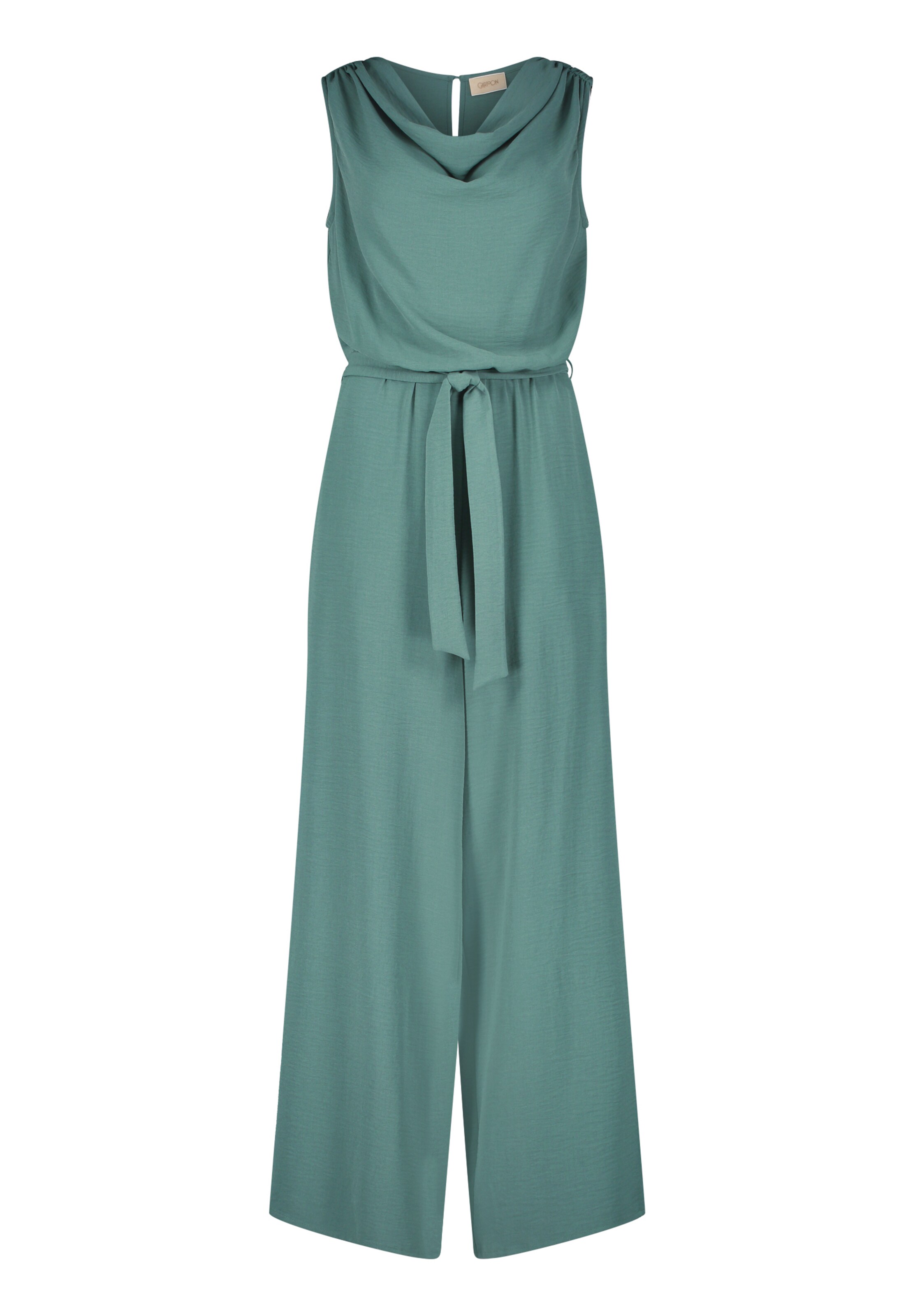 Cartoon Jumpsuit in Groen: voorkant