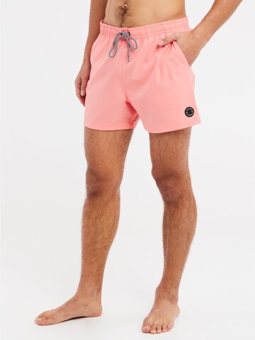 PROTEST Board Shorts 'PRTYESSINE' in Pink