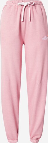 ELLESSE Tapered Broek 'Velam' in Roze: voorkant