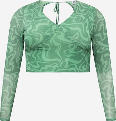 Cotton On Curve Camiseta 'GEMMA' en verde / verde claro, Vista del producto