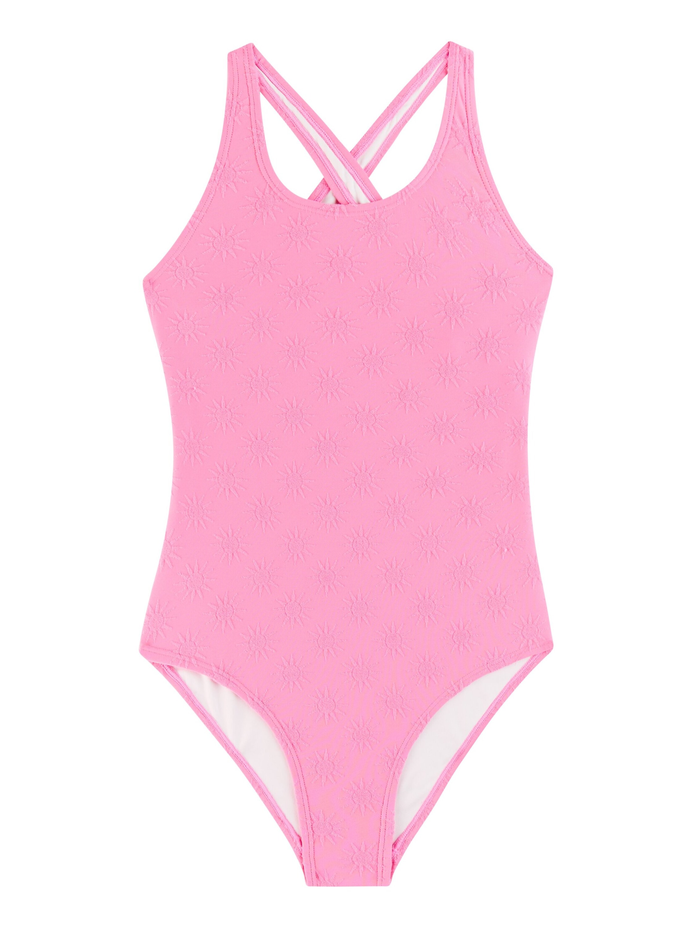 PROTEST Sports swimwear 'PRTMinky JR' in Pink: front