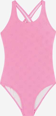 PROTEST Sports swimwear 'PRTMinky JR' in Pink: front