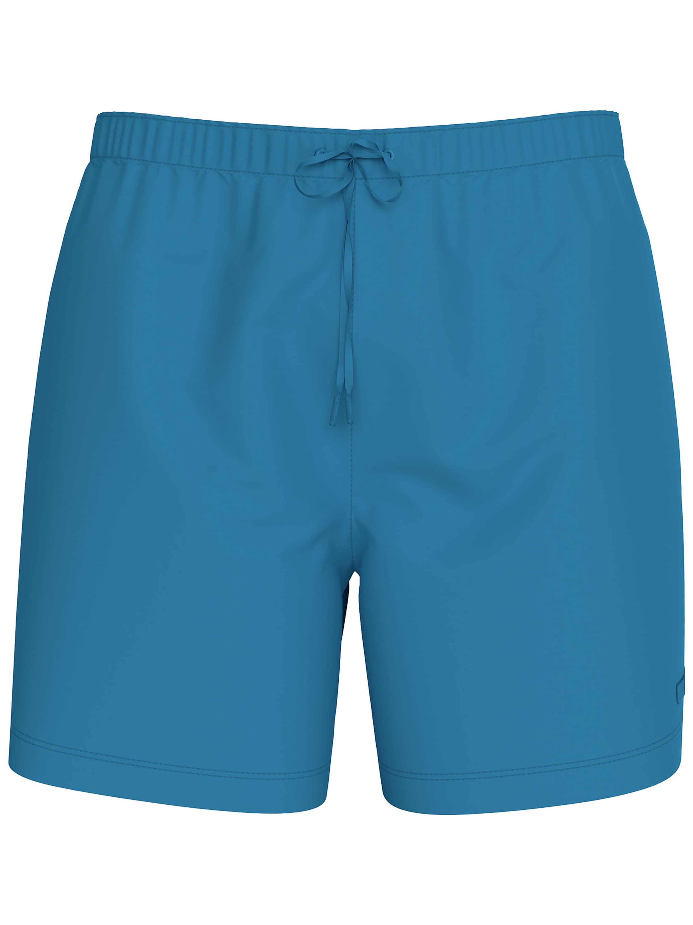 Calvin Klein Swimwear Regular Zwemshorts in Blauw: voorkant