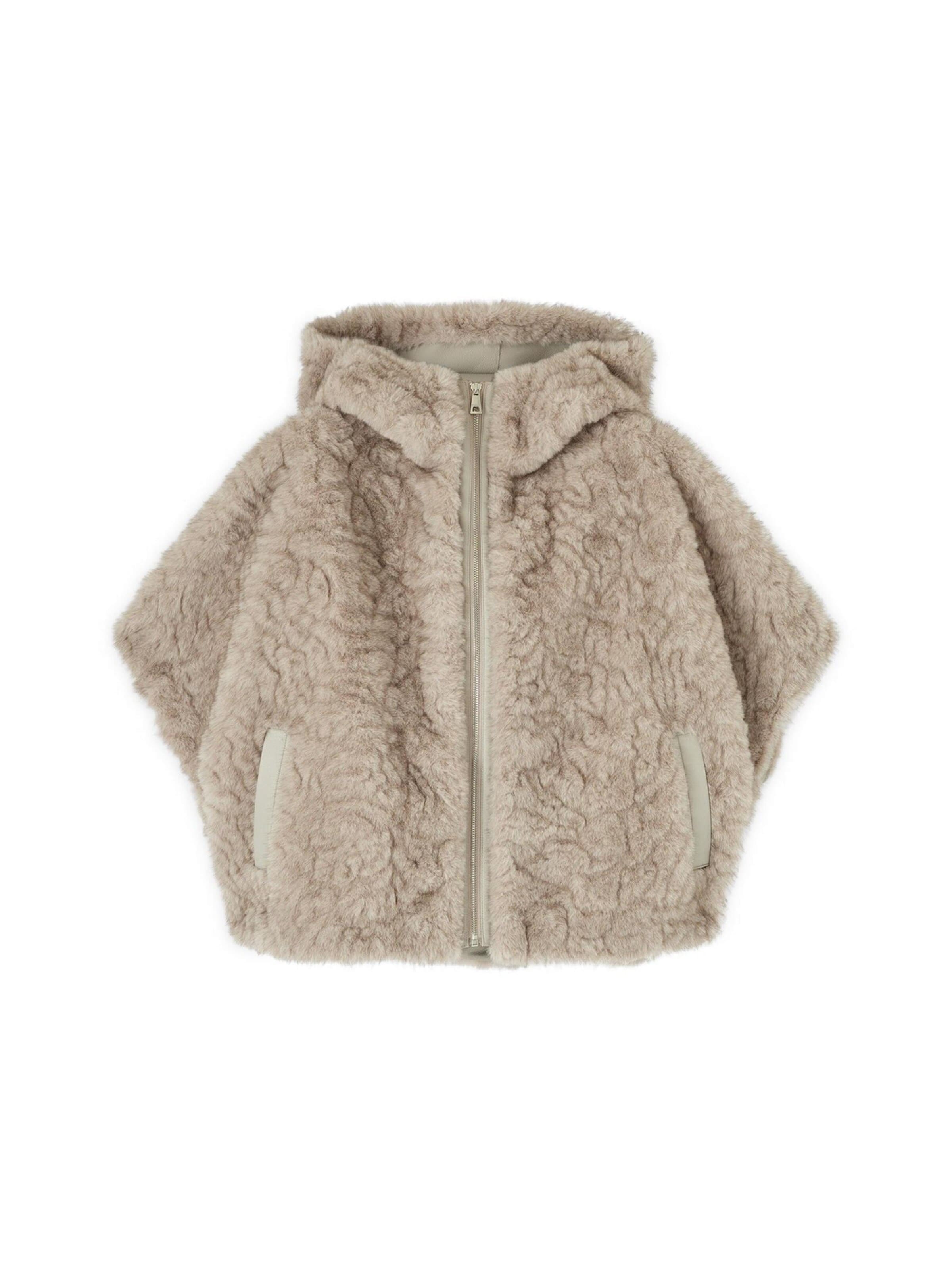Manteau d’hiver MOTIVI en beige : devant