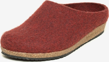 Stegmann Clogs 'Filzclogs Stegmann 208' in Red: front