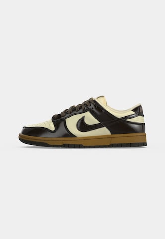 NIKE - Zapatillas deportivas bajas 'Dunk' en marrón: frente