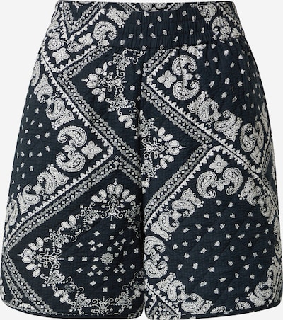 Pantaloni 'Mosley' Global Funk pe verde smarald / alb, Vizualizare produs