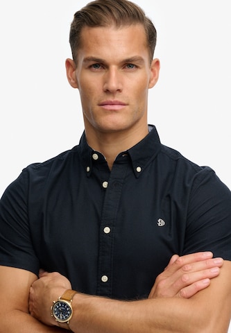 Coupe regular Chemise Superdry & Co en bleu