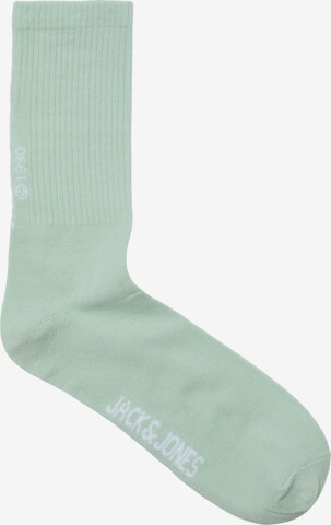 Chaussettes 'BORA' JACK & JONES en vert : devant