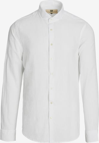 Bertoni Comfort fit Button Up Shirt 'Bart' in White: front