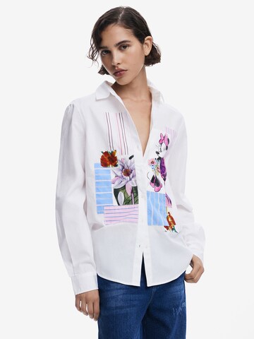 Desigual Блузка 'Minnie' в Белый: спереди