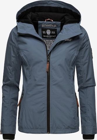 MARIKOO Between-Season Jacket 'Brombeere' in Blue: front