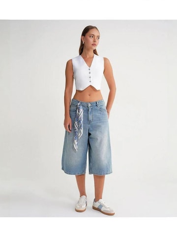 MixRay Gebreide bodywarmer in Wit