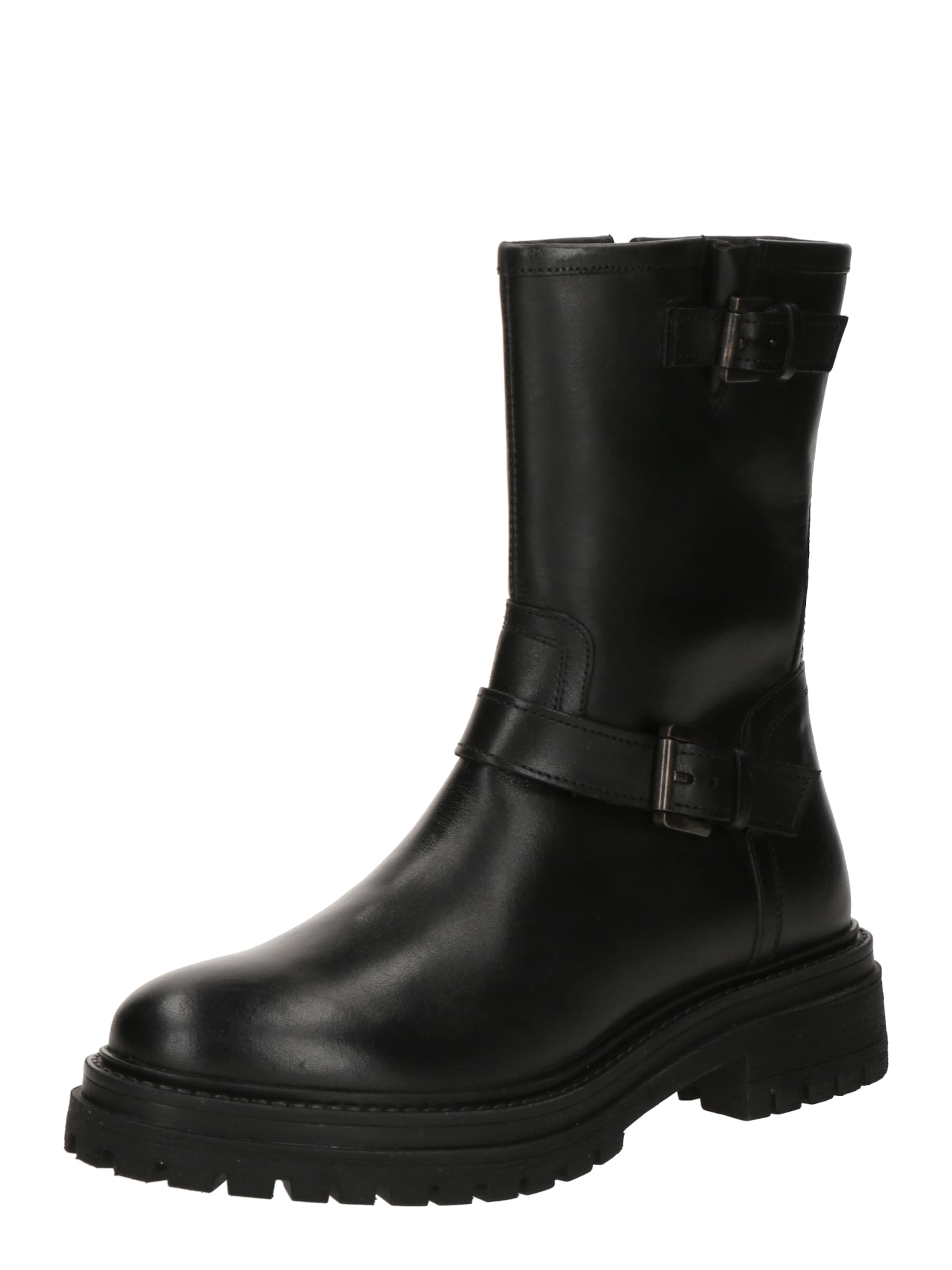 GEOX Kozačky 'Iridea' – černá: přední strana