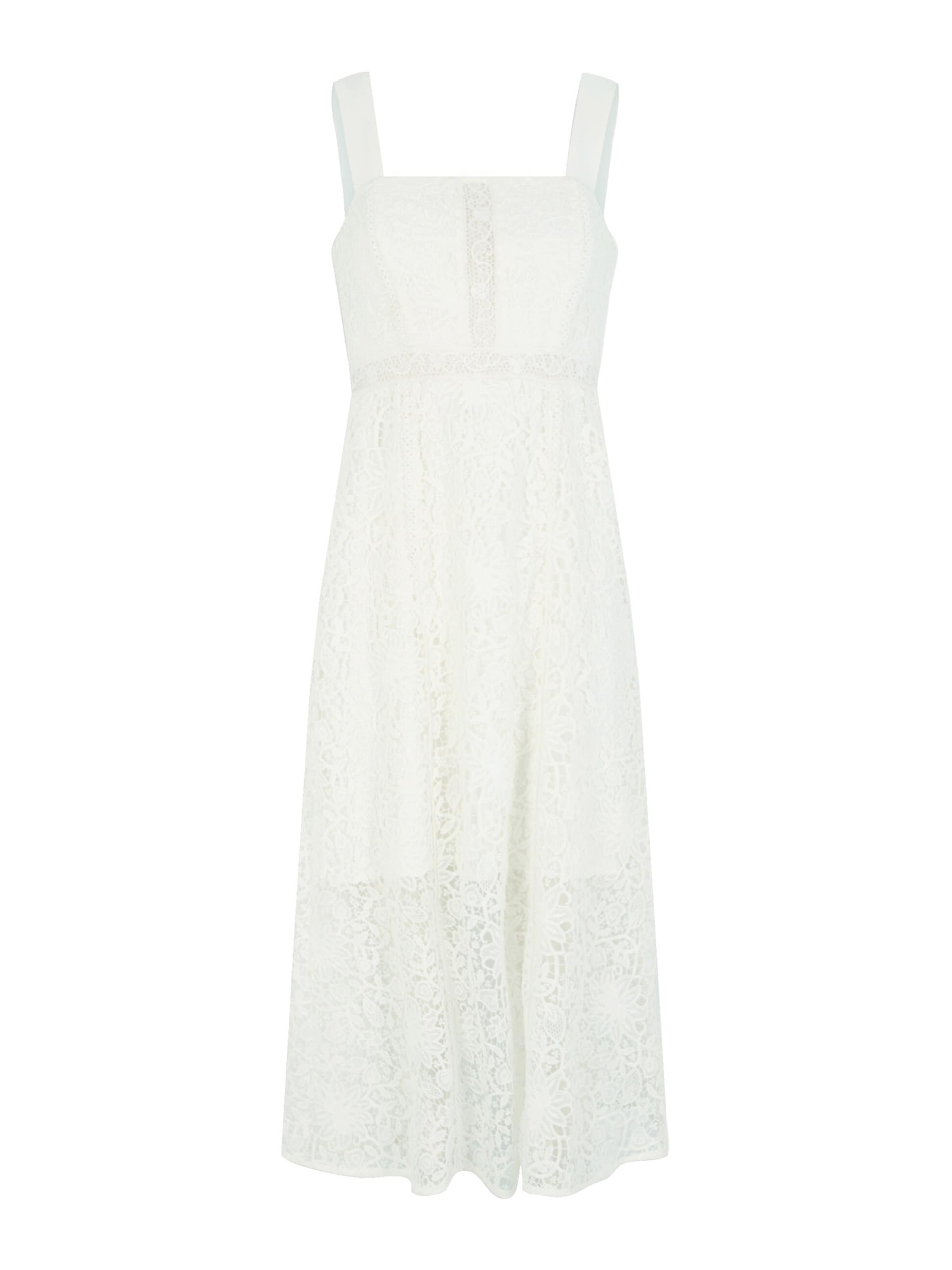 Morgan Dress in White: front