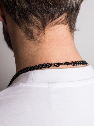 Akitsune Necklace 'Fibra' in Black