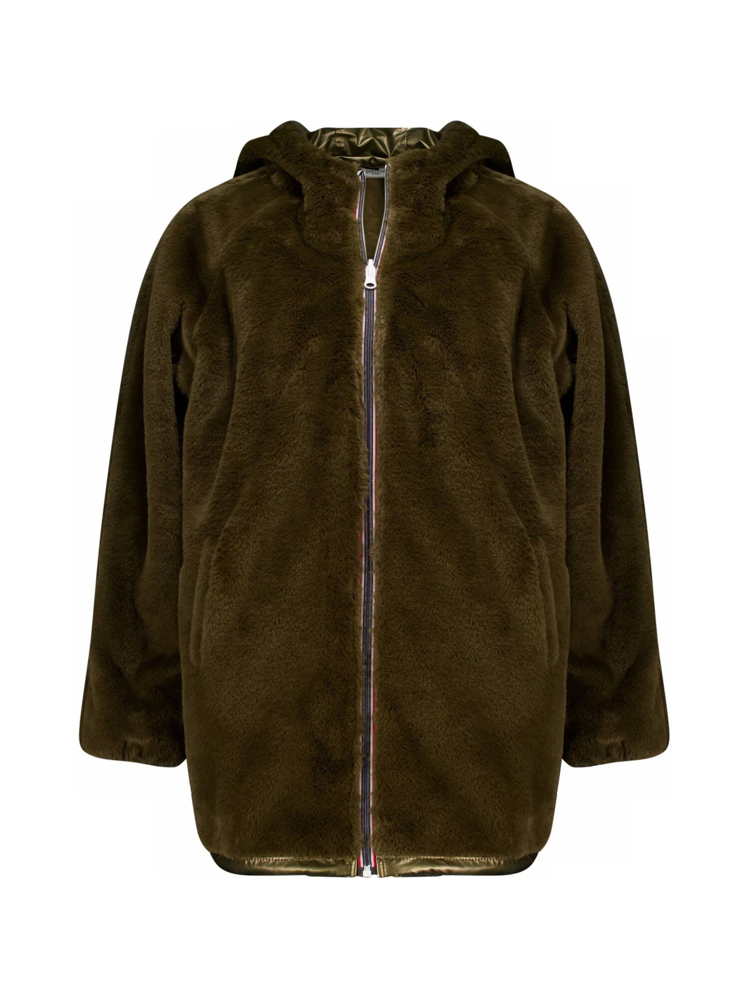 Parka d’hiver 'ISSINA' Deeluxe en vert : devant